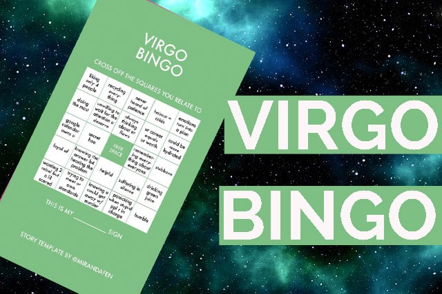 virgo bingo card